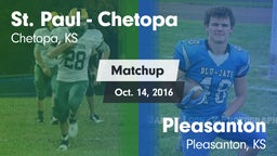 Matchup: Chetopa vs. Pleasanton  2016