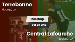 Matchup: Terrebonne vs. Central Lafourche  2016