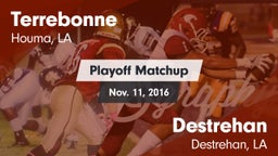 Matchup: Terrebonne vs. Destrehan  2016