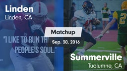 Matchup: Linden vs. Summerville  2016