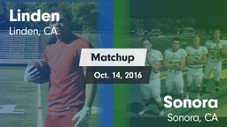 Matchup: Linden vs. Sonora  2016