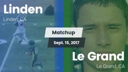 Matchup: Linden vs. Le Grand  2017
