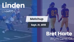 Matchup: Linden vs. Bret Harte  2018