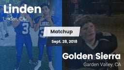 Matchup: Linden vs. Golden Sierra  2018