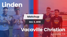 Matchup: Linden vs. Vacaville Christian  2018