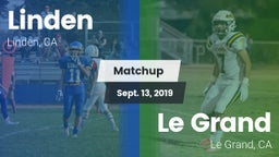 Matchup: Linden vs. Le Grand  2019