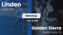 Matchup: Linden vs. Golden Sierra  2019