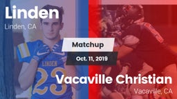 Matchup: Linden vs. Vacaville Christian  2019