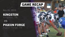 Recap: Kingston  vs. Pigeon Forge  2015