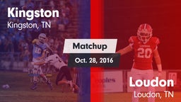 Matchup: Kingston vs. Loudon  2016