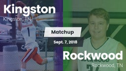 Matchup: Kingston vs. Rockwood  2018