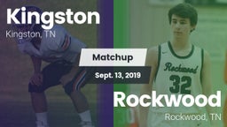 Matchup: Kingston vs. Rockwood  2019