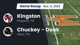 Recap: Kingston  vs. Chuckey - Doak  2020