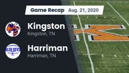 Recap: Kingston  vs. Harriman  2020