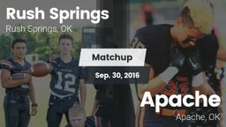 Matchup: Rush Springs vs. Apache  2016