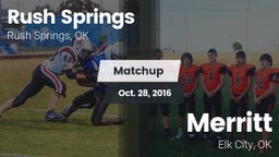 Matchup: Rush Springs vs. Merritt  2016