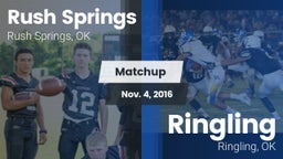 Matchup: Rush Springs vs. Ringling  2016