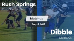 Matchup: Rush Springs vs. Dibble  2017