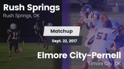 Matchup: Rush Springs vs. Elmore City-Pernell  2017