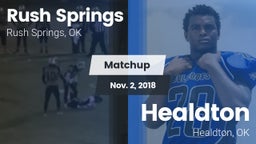 Matchup: Rush Springs vs. Healdton  2018