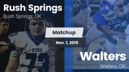 Matchup: Rush Springs vs. Walters  2019