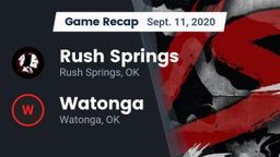 Recap: Rush Springs  vs. Watonga  2020