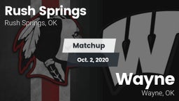 Matchup: Rush Springs vs. Wayne  2020