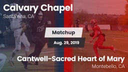 Matchup: Calvary Chapel vs. Cantwell-Sacred Heart of Mary  2019