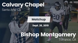 Matchup: Calvary Chapel vs. Bishop Montgomery  2019