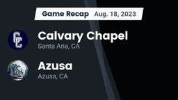 Recap: Calvary Chapel  vs. Azusa  2023