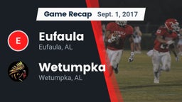 Recap: Eufaula  vs. Wetumpka  2017