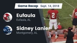 Recap: Eufaula  vs. Sidney Lanier  2018