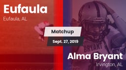 Matchup: Eufaula vs. Alma Bryant  2019