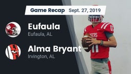 Recap: Eufaula  vs. Alma Bryant  2019
