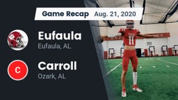 Recap: Eufaula  vs. Carroll   2020