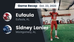 Recap: Eufaula  vs. Sidney Lanier  2020