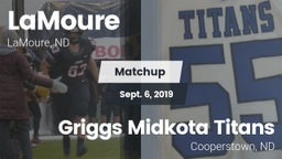 Matchup: LaMoure vs. Griggs Midkota Titans 2019