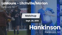 Matchup: LaMoure vs. Hankinson  2019
