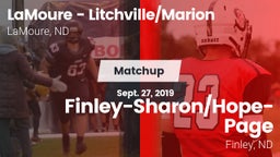 Matchup: LaMoure vs. Finley-Sharon/Hope-Page  2019