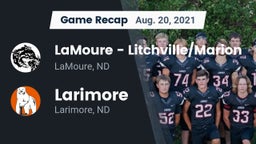 Recap: LaMoure - Litchville/Marion vs. Larimore  2021