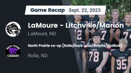 Recap: LaMoure - Litchville/Marion vs. North Prairie co-op [Rolla/Rock Lake/Rolette/Wolford]  2023