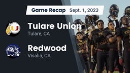 Recap: Tulare Union  vs. Redwood  2023
