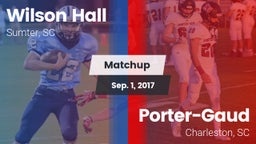 Matchup: Wilson Hall vs. Porter-Gaud  2017