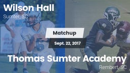 Matchup: Wilson Hall vs. Thomas Sumter Academy 2017
