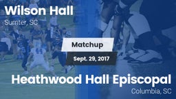 Matchup: Wilson Hall vs. Heathwood Hall Episcopal  2017