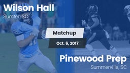 Matchup: Wilson Hall vs. Pinewood Prep  2017