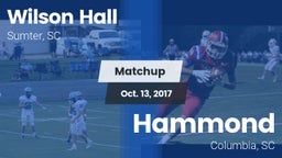 Matchup: Wilson Hall vs. Hammond  2017