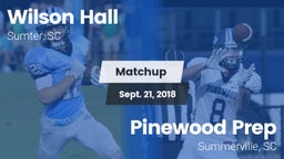 Matchup: Wilson Hall vs. Pinewood Prep  2018