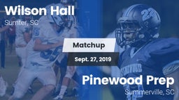 Matchup: Wilson Hall vs. Pinewood Prep  2019