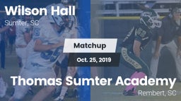 Matchup: Wilson Hall vs. Thomas Sumter Academy 2019